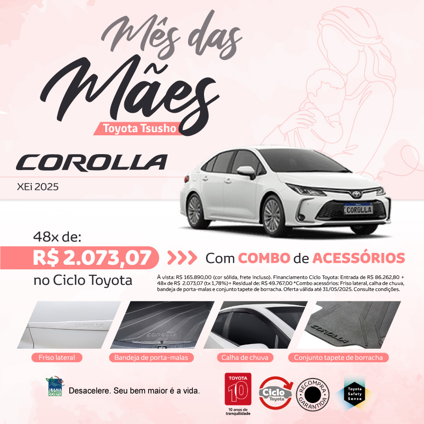 Campanha CICLO - Corolla - Mai/25