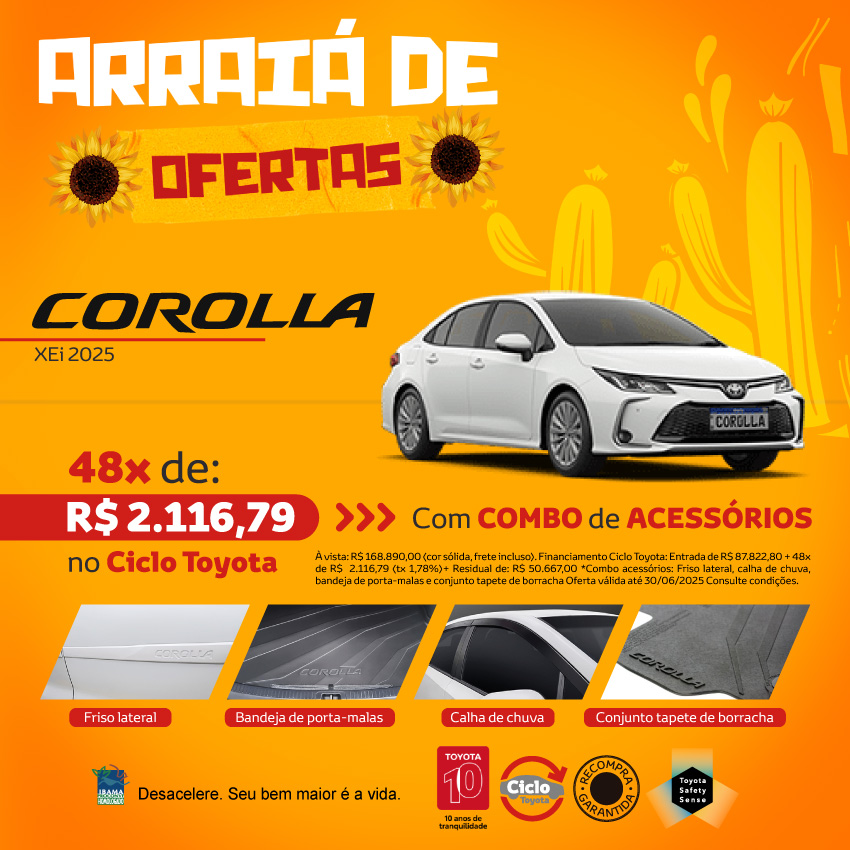 Campanha CICLO - Corolla - Jun/25