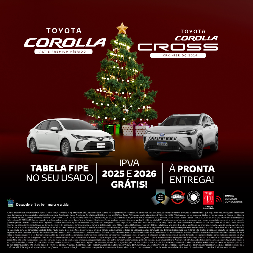 Campanha - COROLLA & COROLLA CROSS - Dez/25