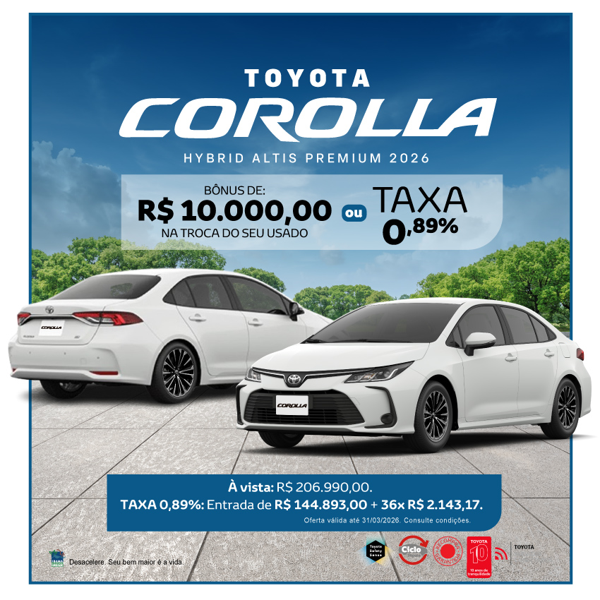 Campanha - Corolla - MAR/26