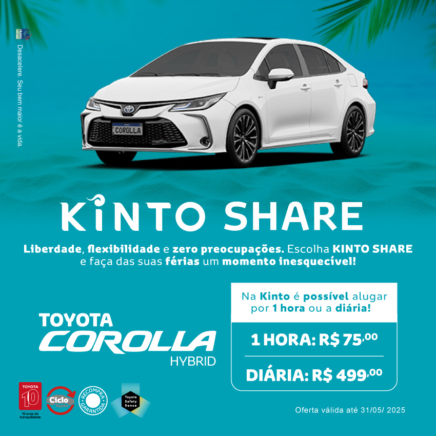 Campanha Kinto - Corolla - Mai/25