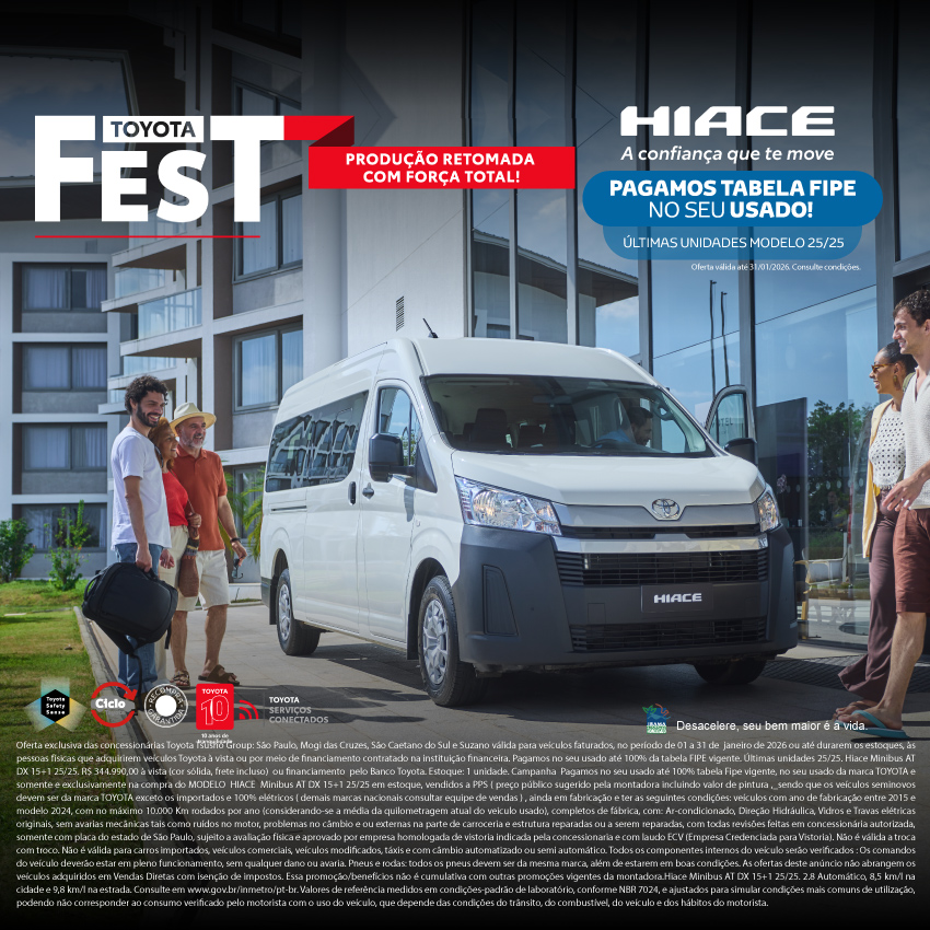 Campanha TOYOTA FEST - Hiace - Jan/26