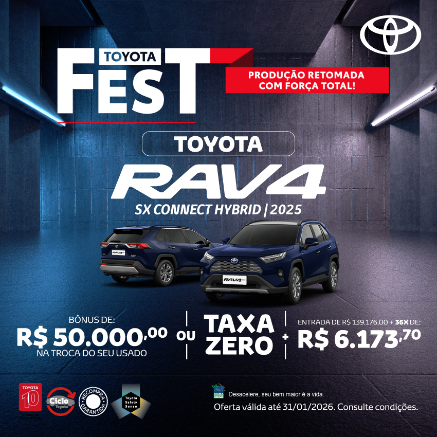 Campanha TOYOTA FEST - RAV4 - Jan/26