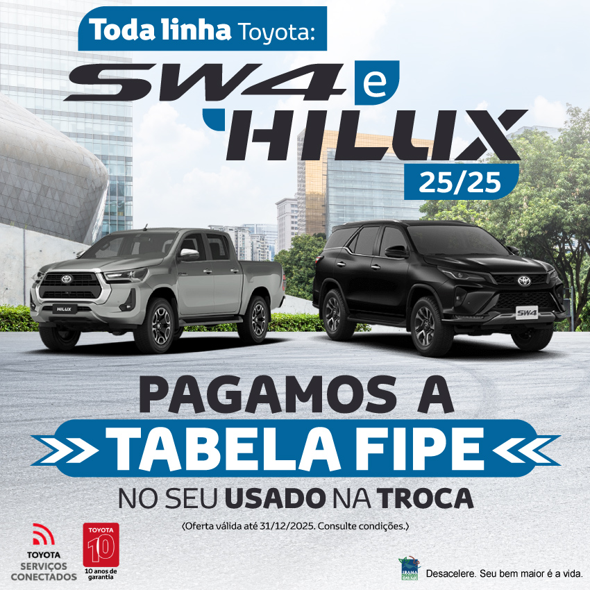 Campanha Varejo - Hilux & SW4 - Pagamento Fipe - Dez/25
