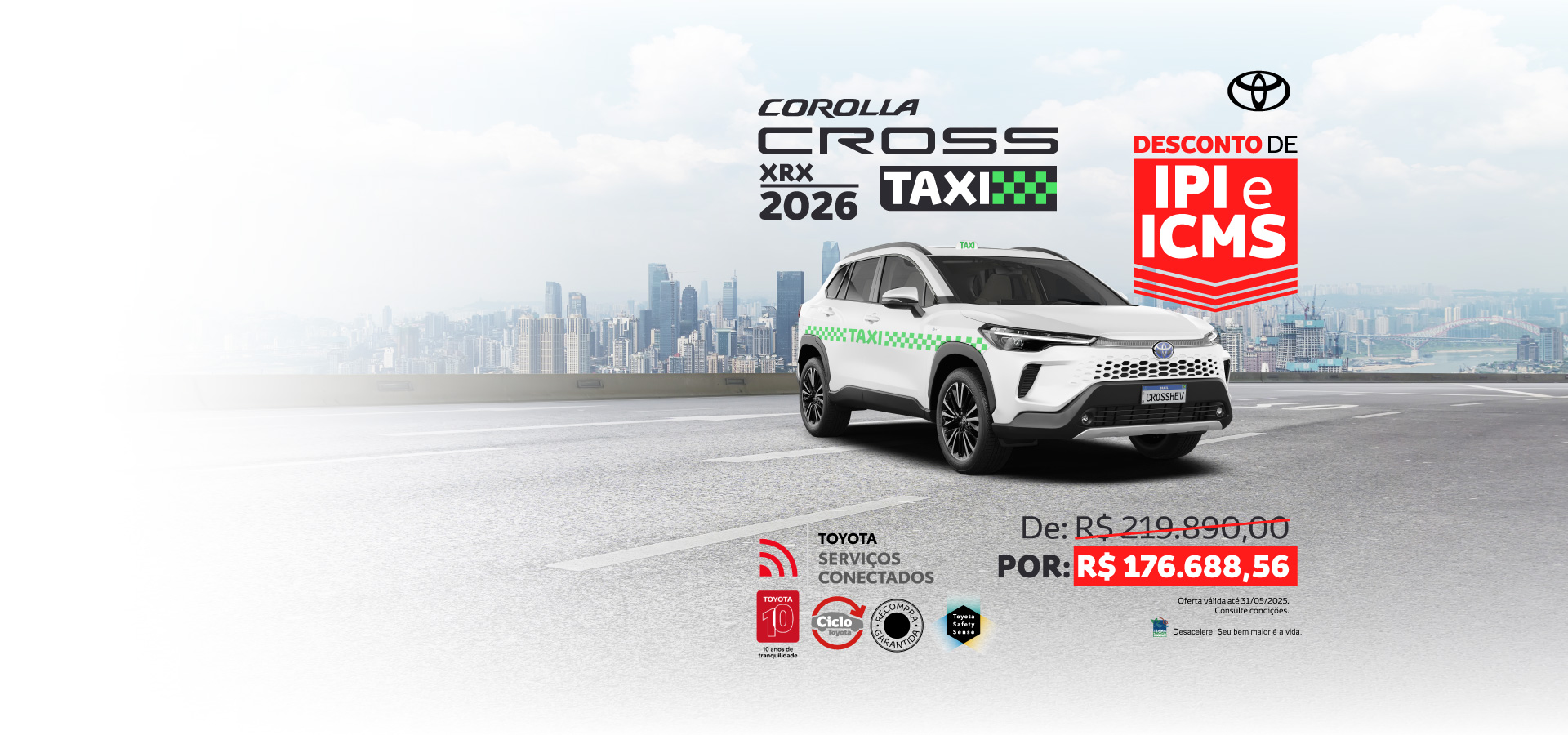 Venda Direta - Taxi Corolla Cross - MAI/25