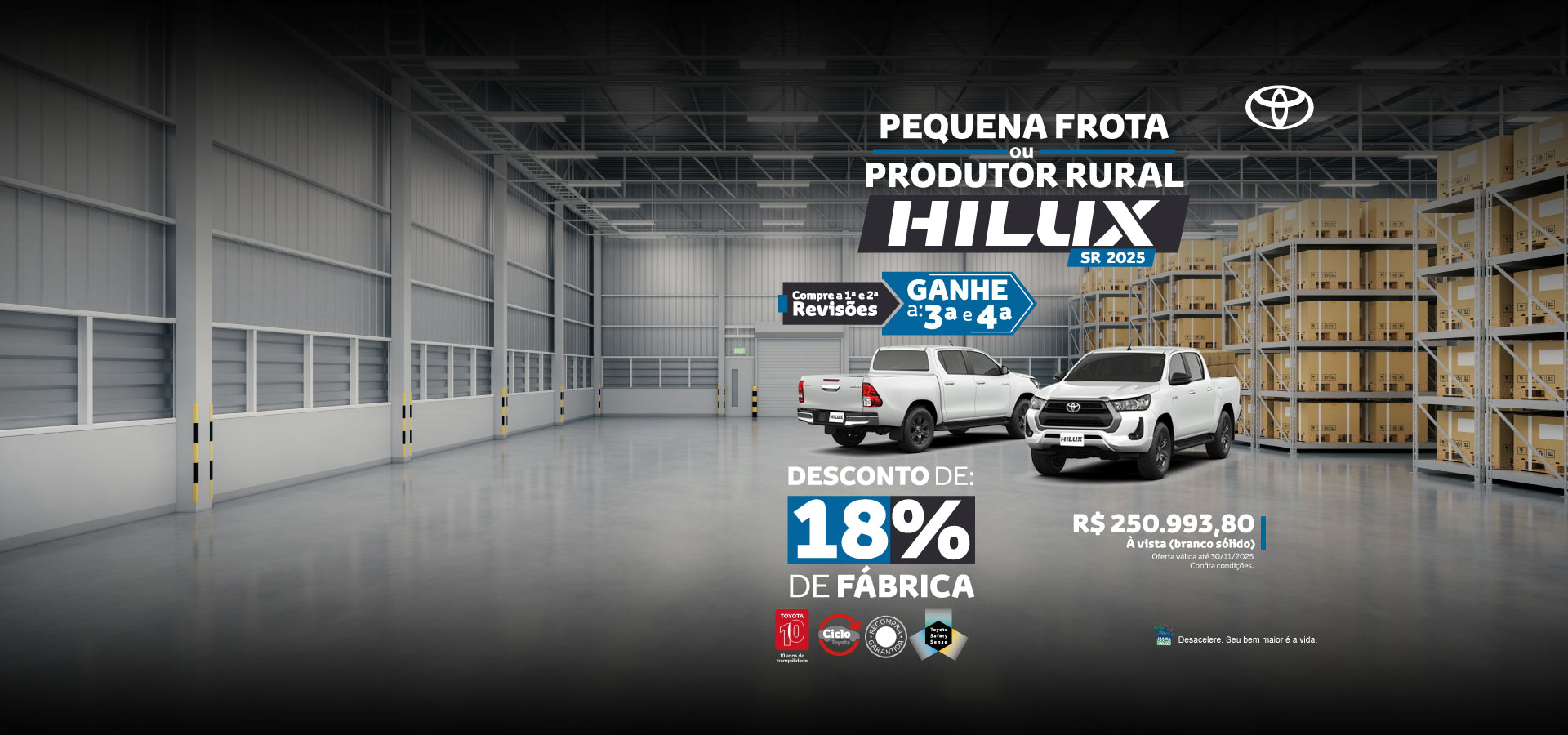 Venda Direta - Rural - Hilux SR - Nov/25