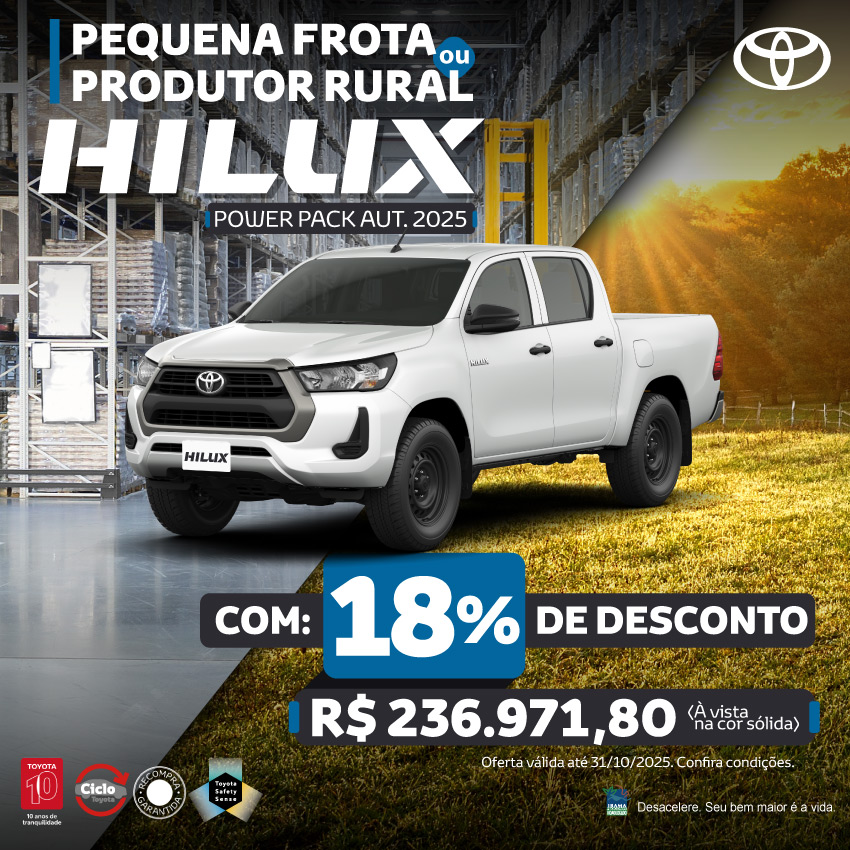 Venda Direta - Rural - Hilux PP - Out/25