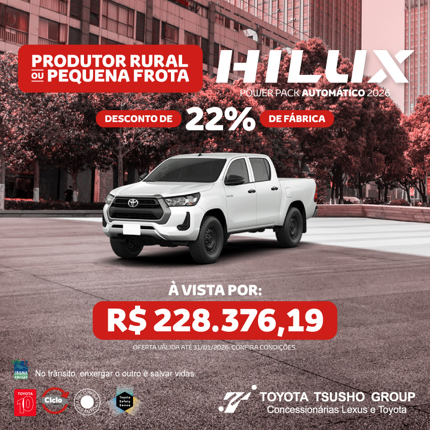 Venda Direta - Rural - Hilux Automatico - Jan/26
