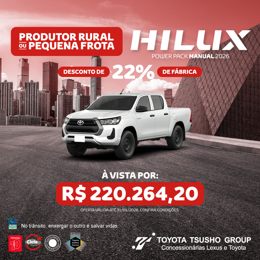 Venda Direta - Rural - Hilux Manual - Jan/26