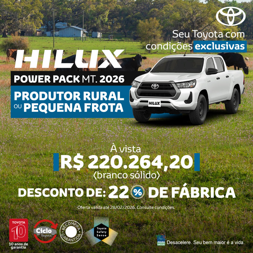 Venda Direta - Rural - Hilux MT - FEV/26